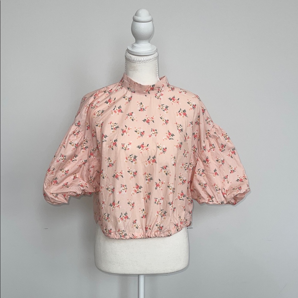 Floral Pink Blouse